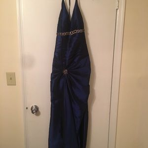 Deep Blue Tiffany Prom Dress